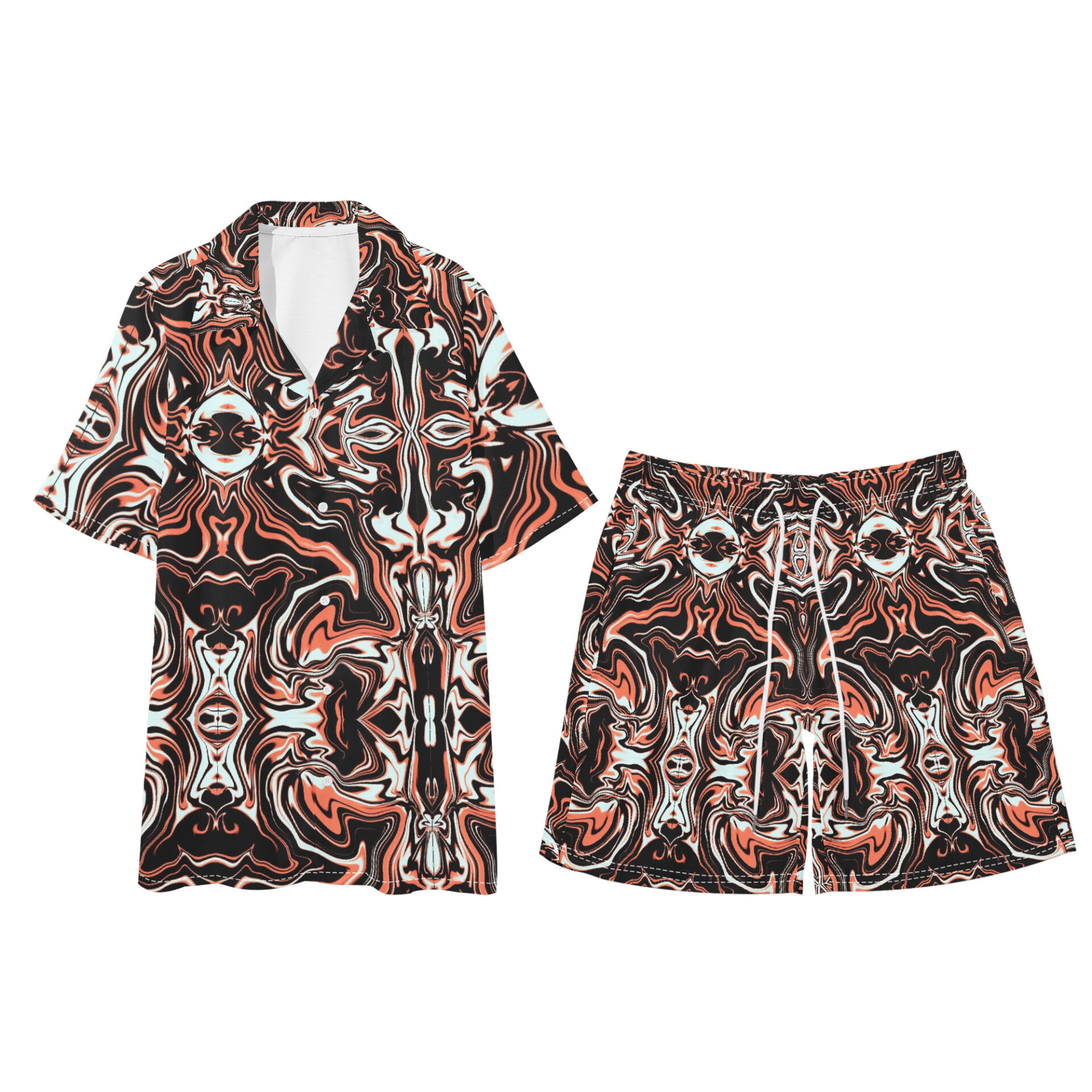 Men's Reg. Fit Hawaiian Set