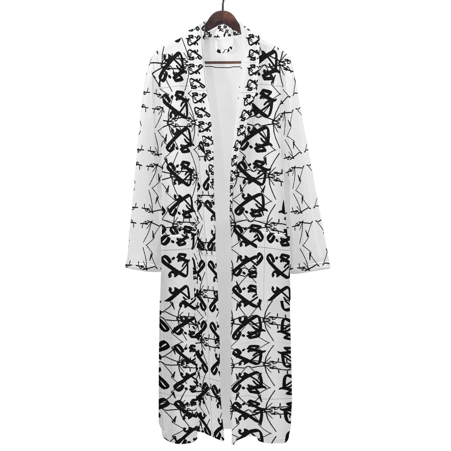 Men's All Over Print Bathrobe