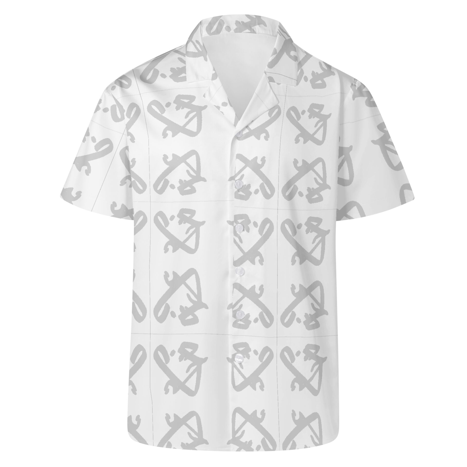 Men's All Over Print Casual Hawaiian Shirt