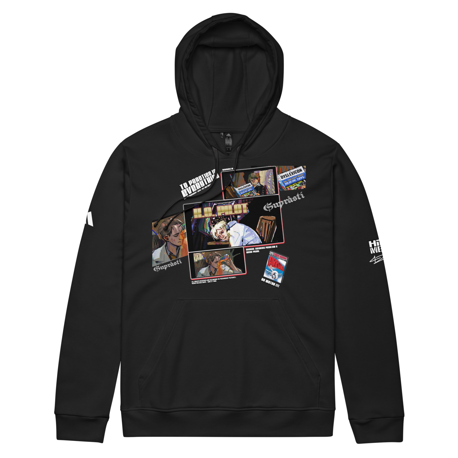 FanHomage: Airplane! adidas Fleece-Hoodie