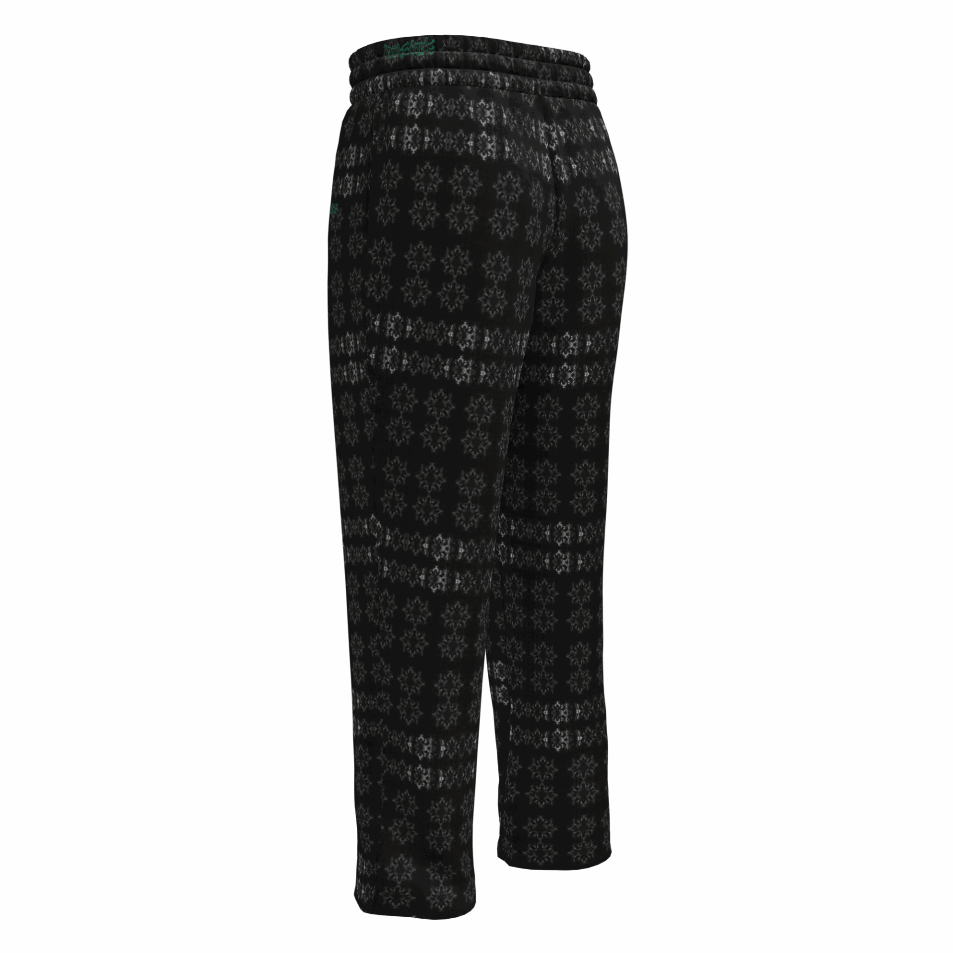 Unisex-Joggingshose mit weiten Beinen und Allover-Druck