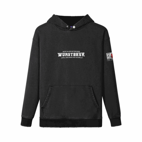 Distressed Hoodie /// an der Kaputze!