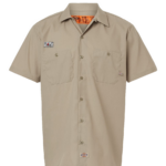 Industrial Short Sleeve Work Shirt